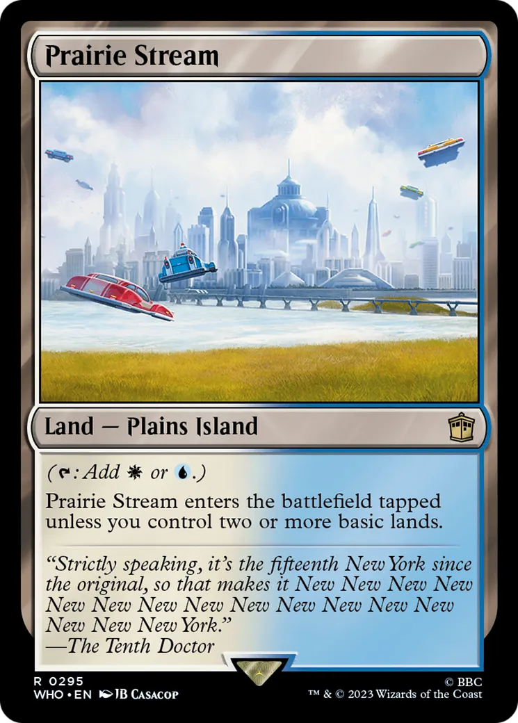 Prairie ruisselante — Doctor Who — Magic: The Gathering