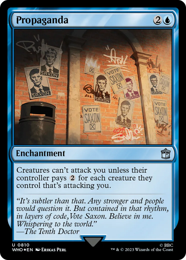 Propaganda — Doctor Who — Magic: The Gathering