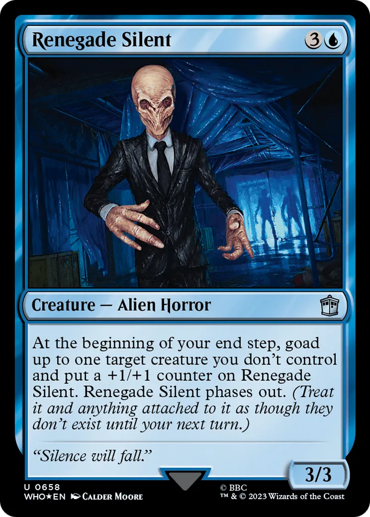 Silent renégat — Doctor Who — Magic: The Gathering