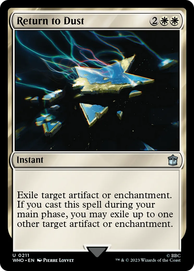 Rendre à la poussière — Doctor Who — Magic: The Gathering
