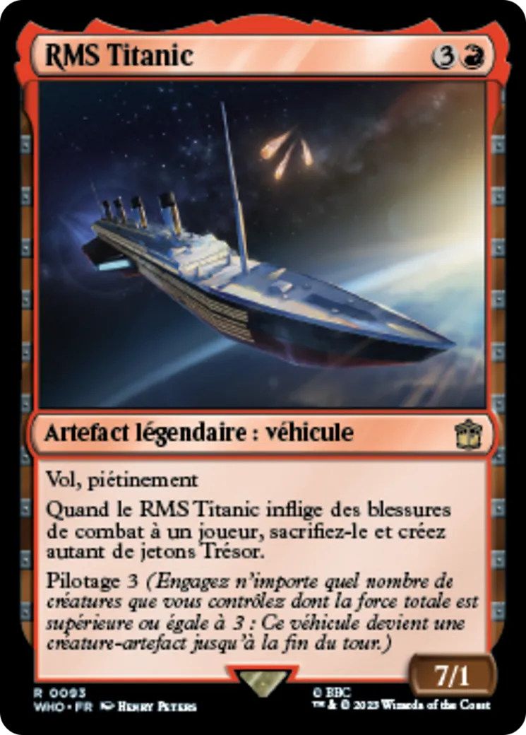 RMS Titanic — Doctor Who — Magic: The Gathering