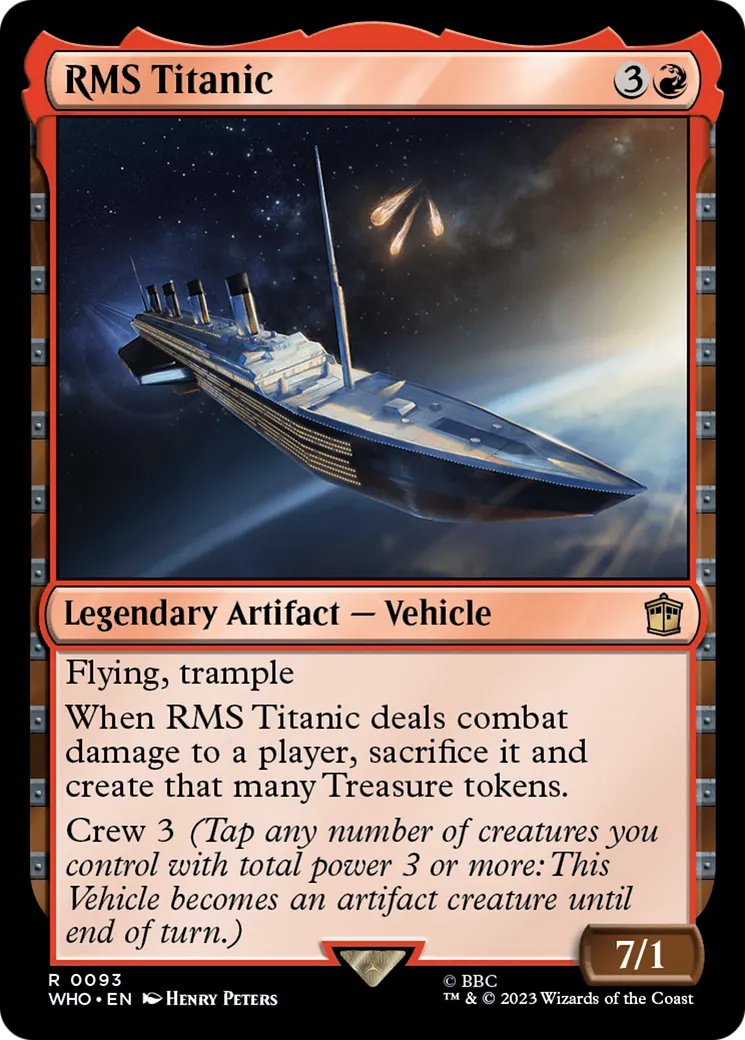 RMS Titanic — Doctor Who — Magic: The Gathering