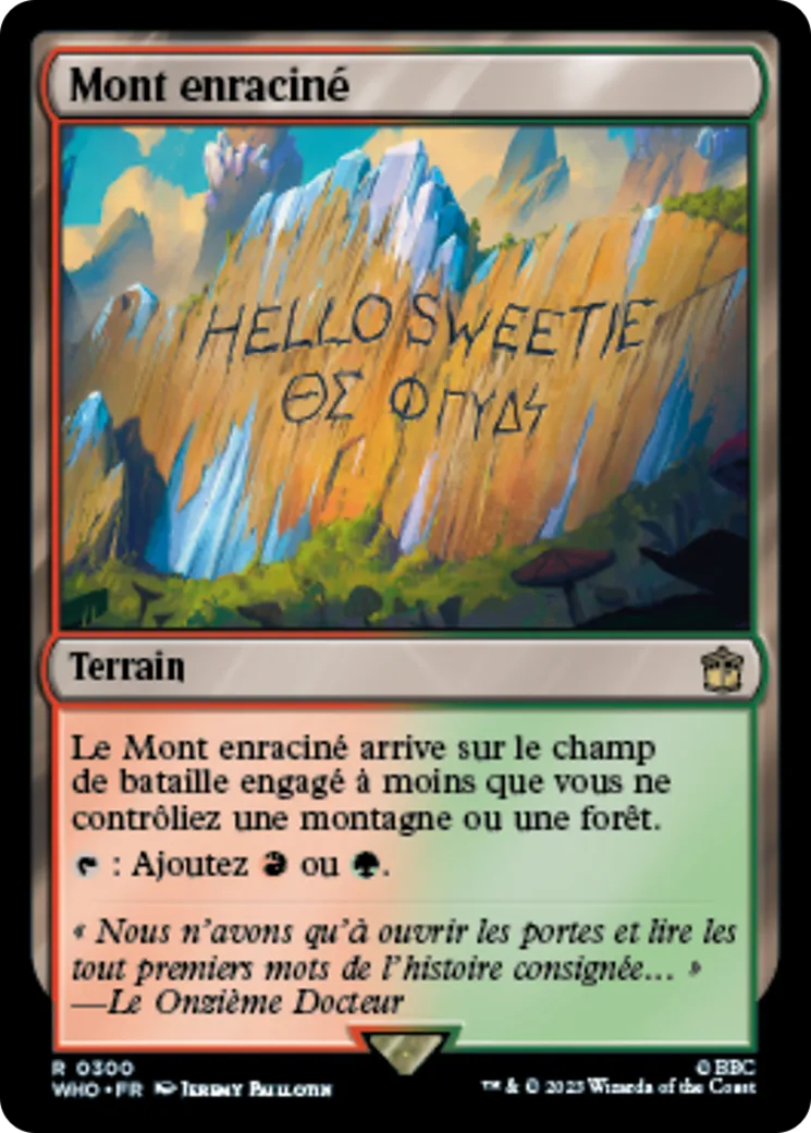 Mont enraciné — Doctor Who — Magic: The Gathering