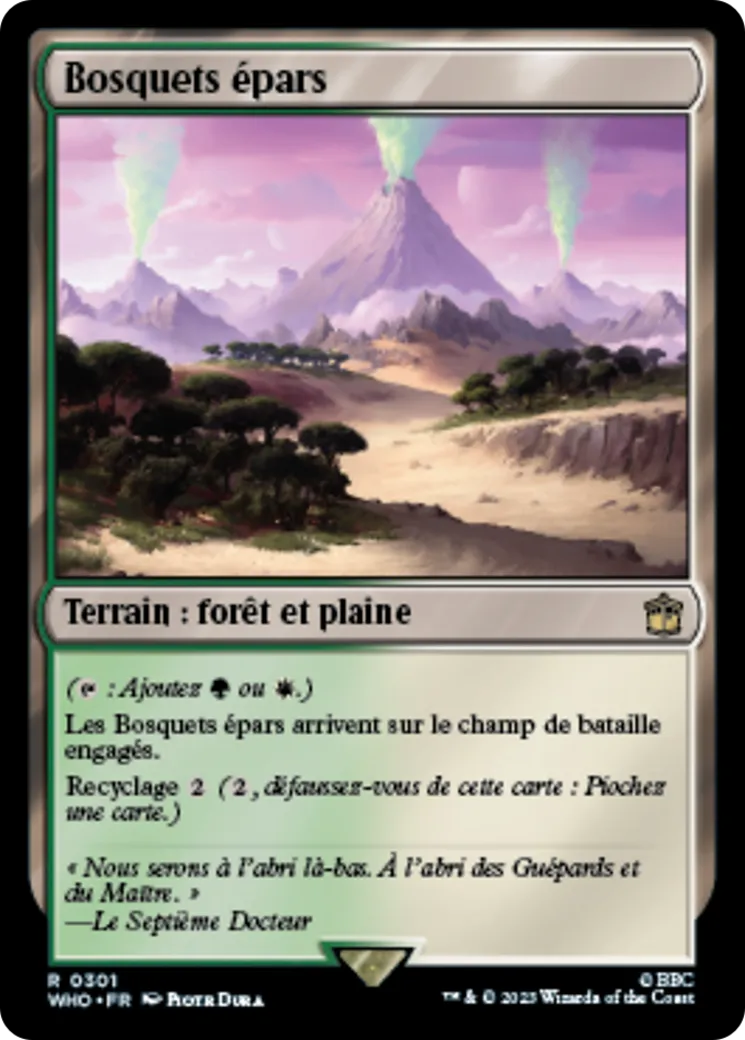 Bosquets épars — Doctor Who — Magic: The Gathering
