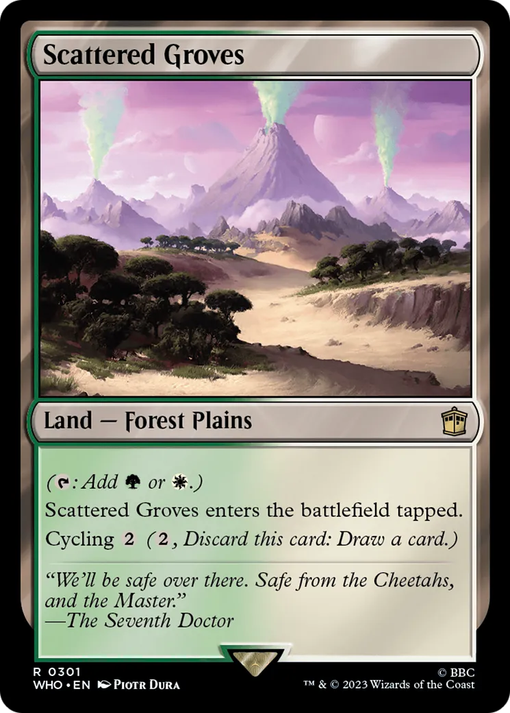 Scattered Groves — Doctor Who — Magic: The Gathering