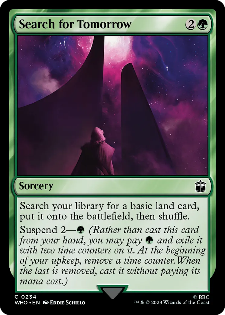 À la recherche de demain — Doctor Who — Magic: The Gathering