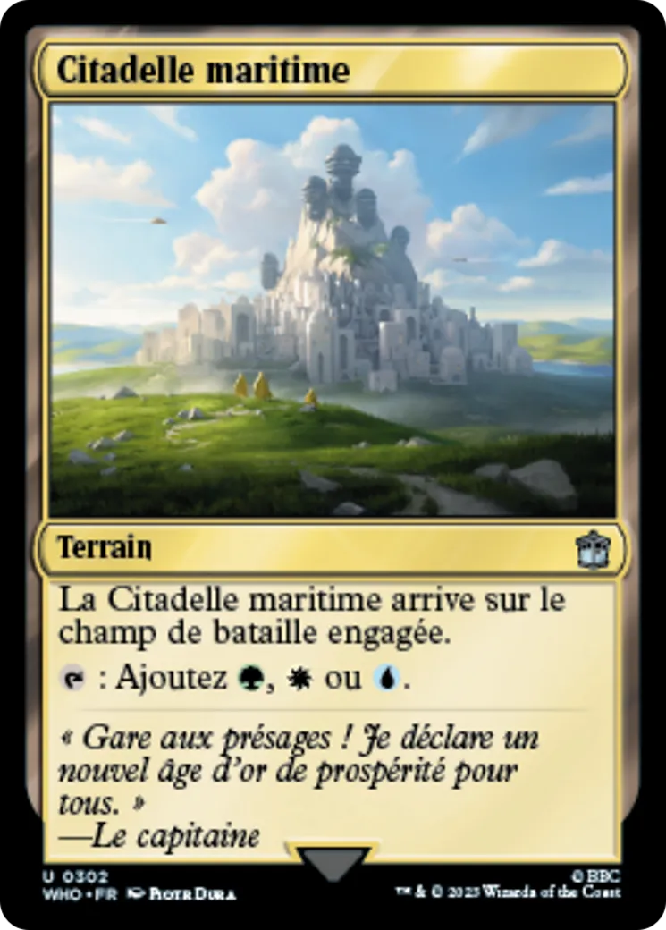 Citadelle maritime — Doctor Who — Magic: The Gathering