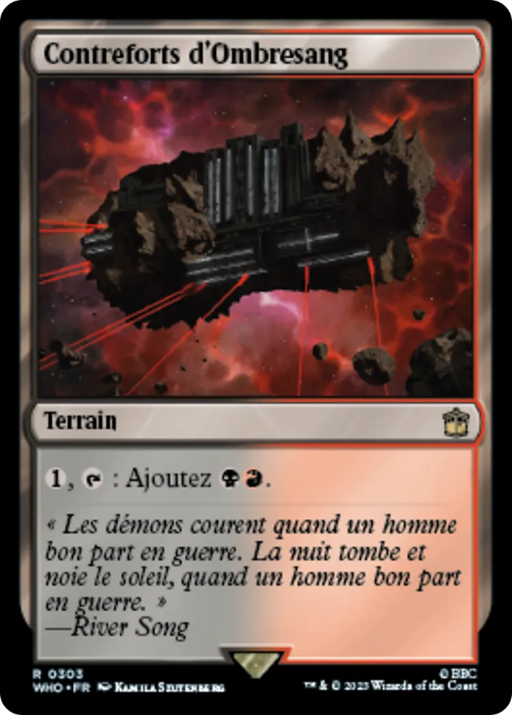 Contreforts d'Ombresang — Doctor Who — Magic: The Gathering