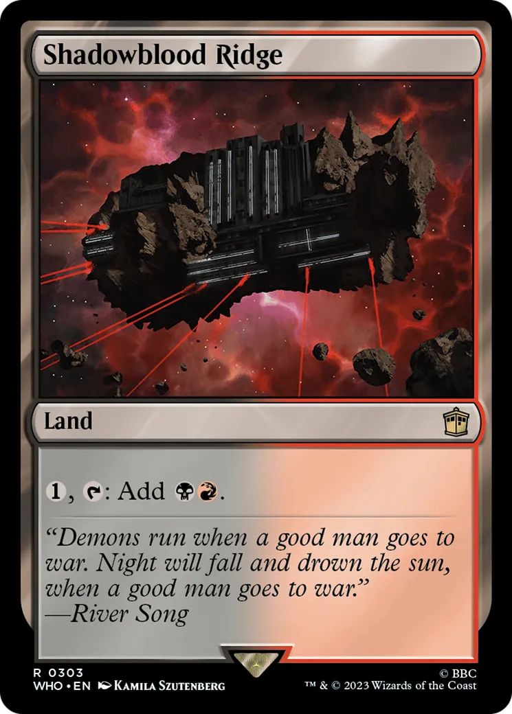 Shadowblood Ridge — Doctor Who — Magic: The Gathering
