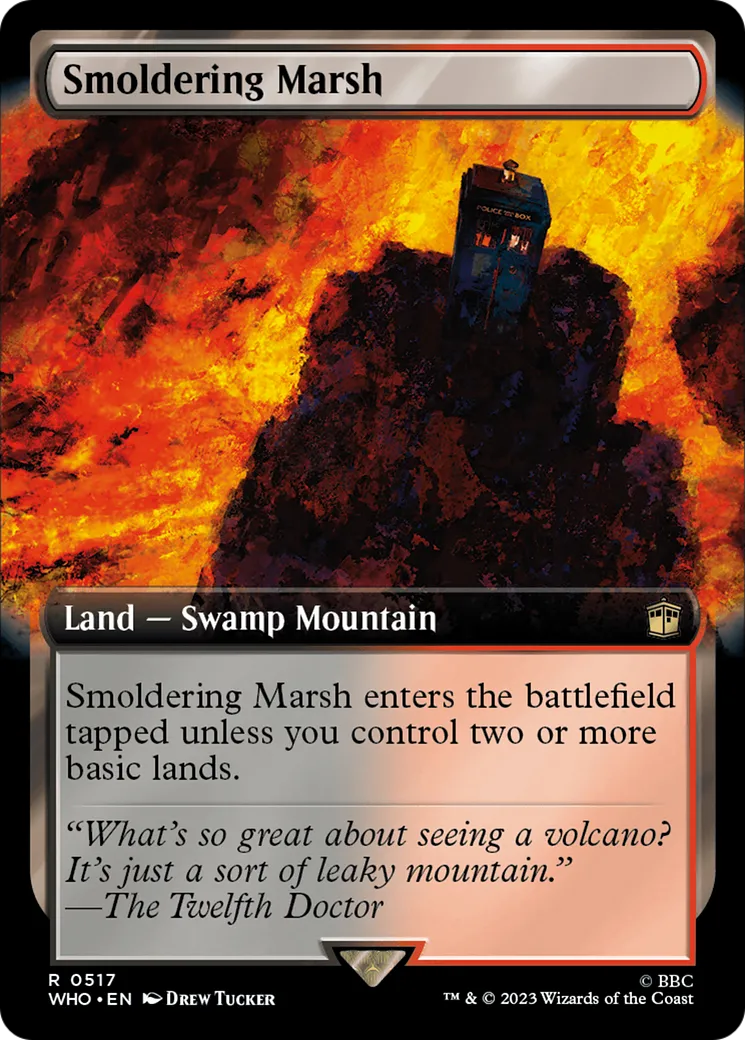 Smoldering Marsh — Doctor Who — Magic: The Gathering
