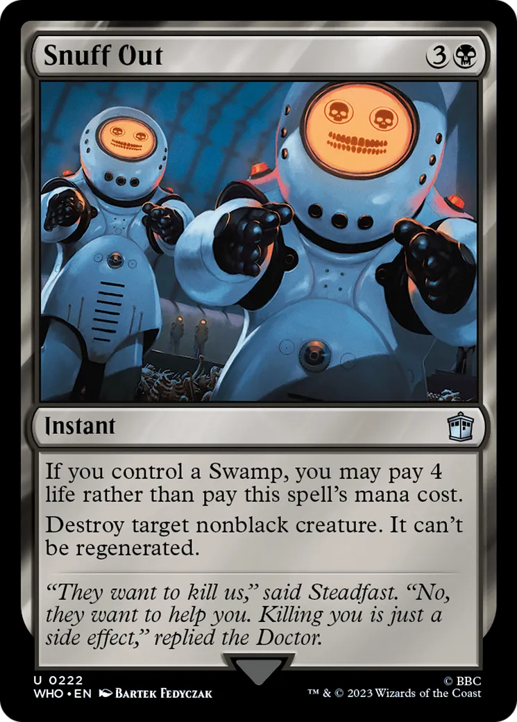 Snuff Out — Doctor Who — Magic: The Gathering