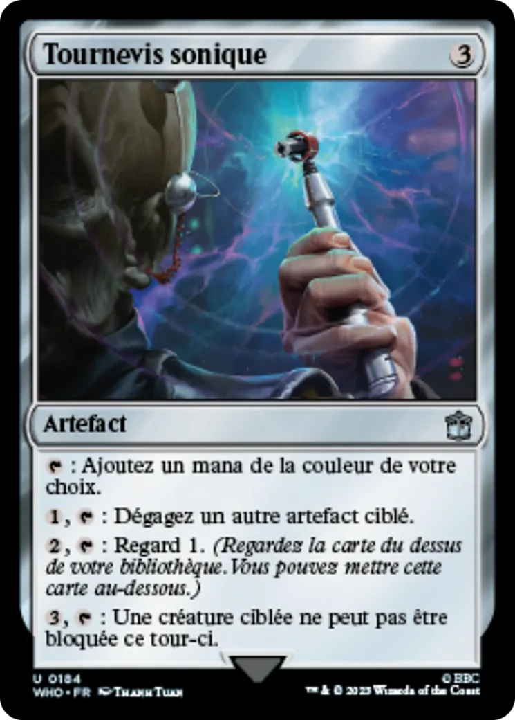 Tournevis sonique — Doctor Who — Magic: The Gathering