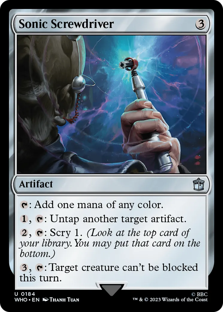 Tournevis sonique — Doctor Who — Magic: The Gathering