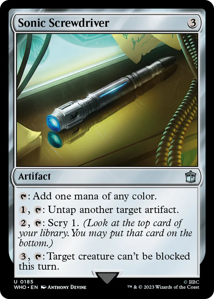 Sonic Screwdriver — Doctor Who — Magic: The Gathering