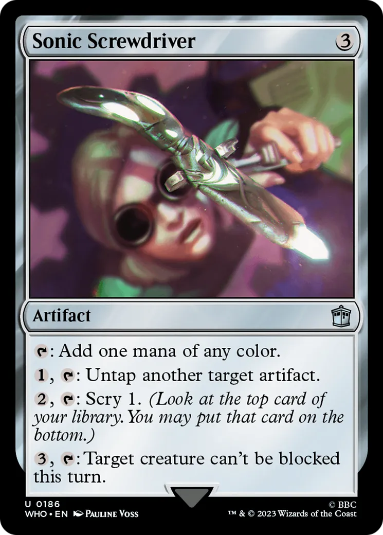 Tournevis sonique — Doctor Who — Magic: The Gathering