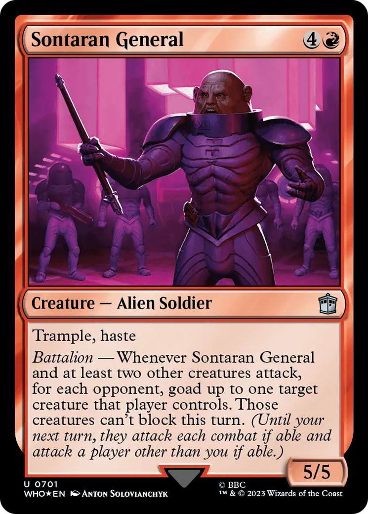 Sontaran General — Doctor Who — Magic: The Gathering