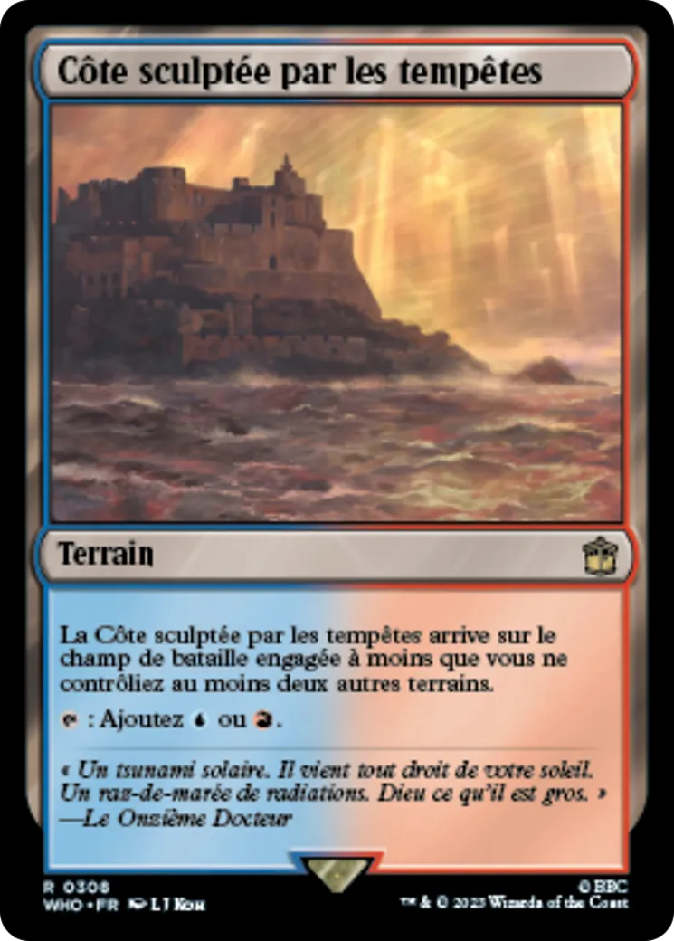 Côte sculptée par les tempêtes — Doctor Who — Magic: The Gathering