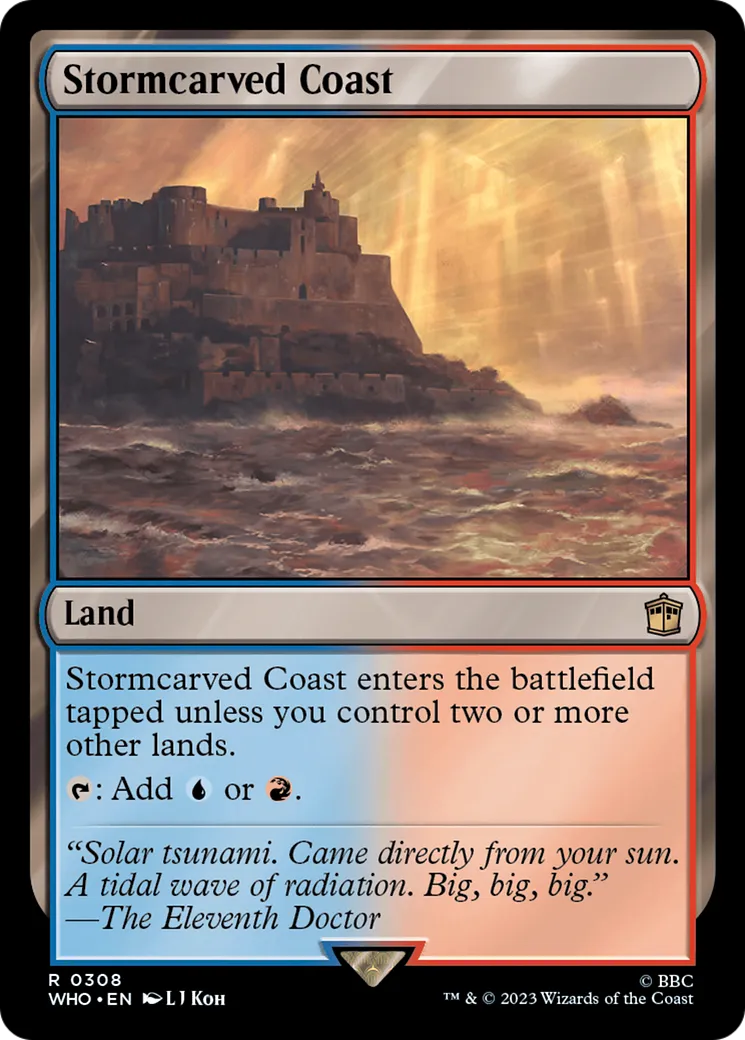 Stormcarved Coast — Doctor Who — Magic: The Gathering