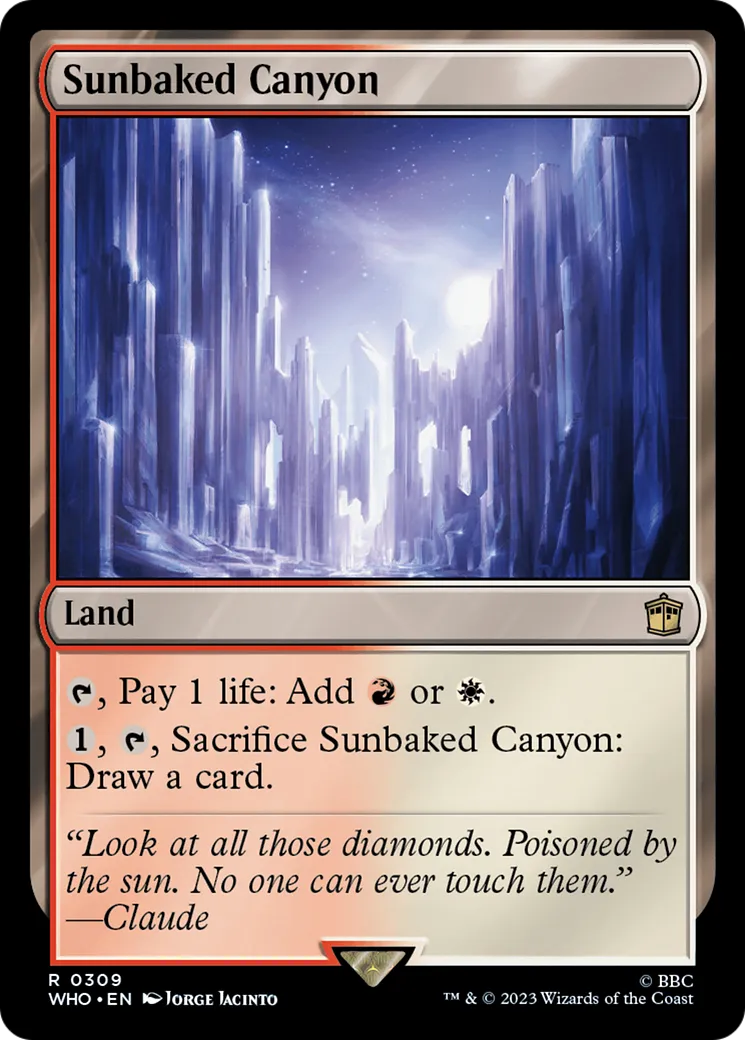 Sunbaked Canyon — Doctor Who — Magic: The Gathering