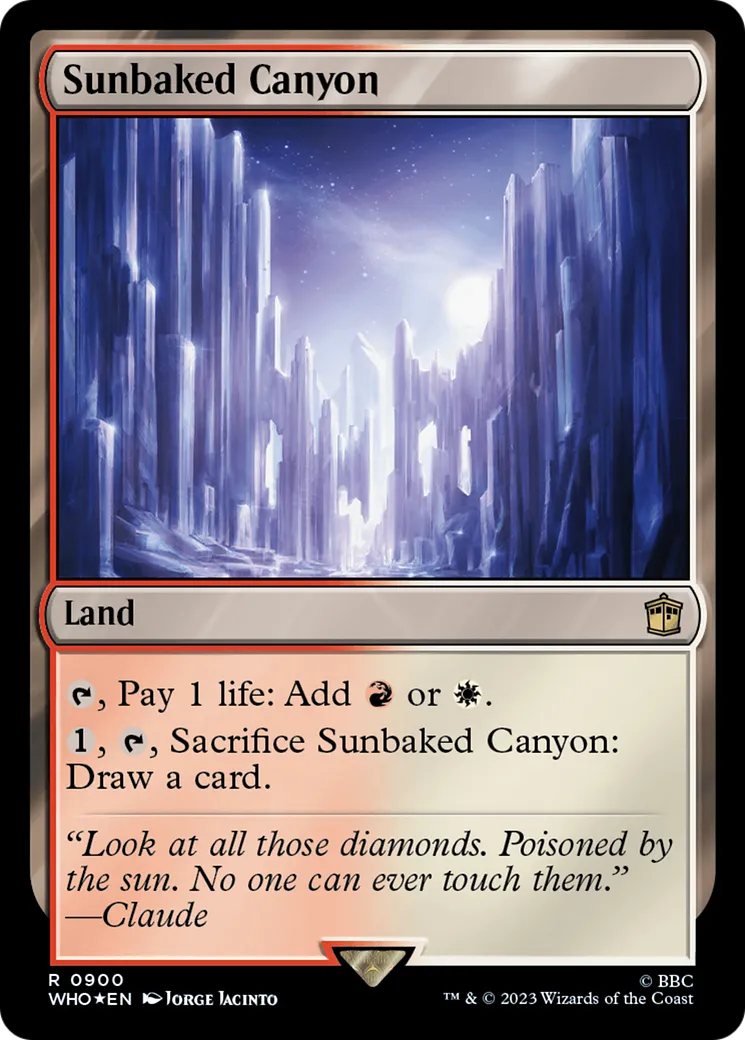 Canyon séché par le soleil — Doctor Who — Magic: The Gathering