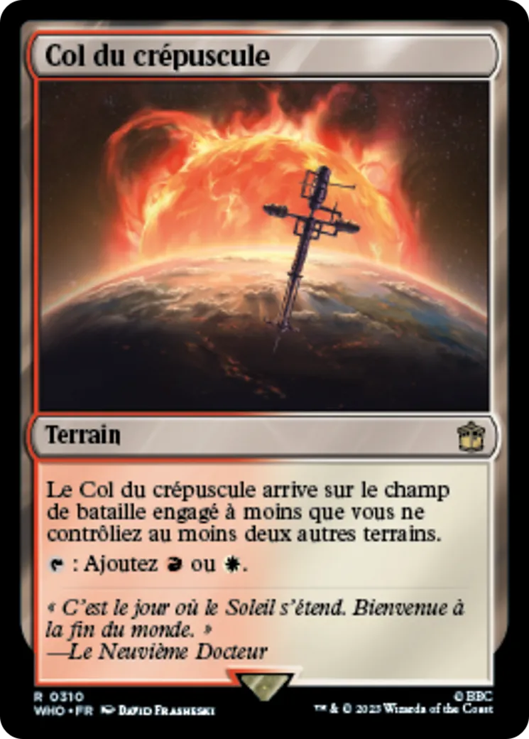 Col du crépuscule — Doctor Who — Magic: The Gathering