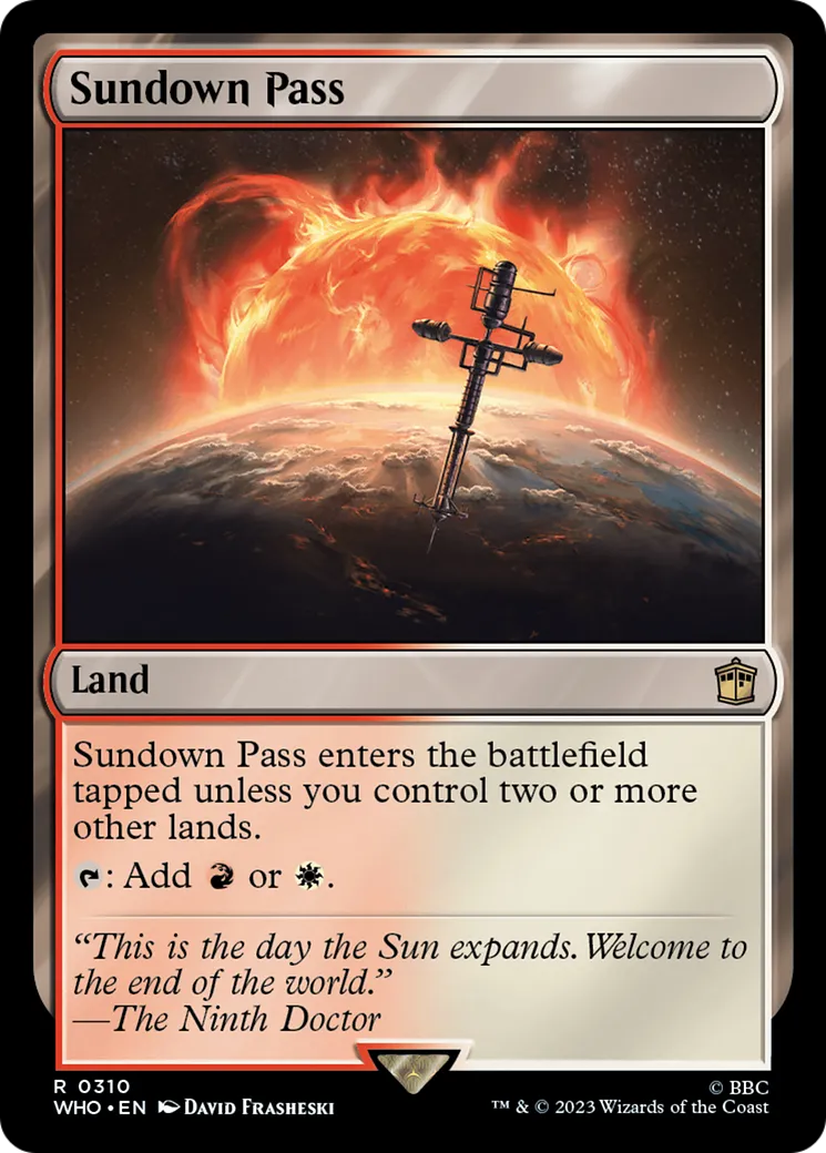 Sundown Pass — Doctor Who — Magic: The Gathering