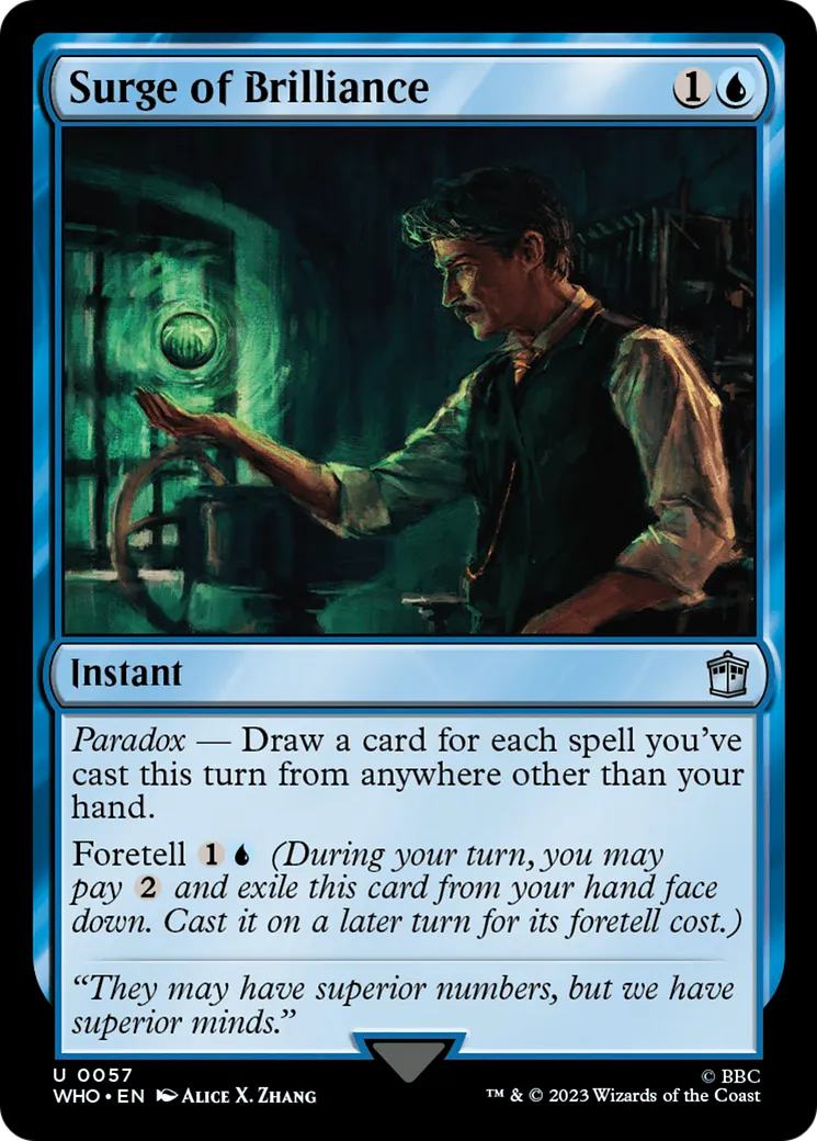 Éclair d'inspiration — Doctor Who — Magic: The Gathering