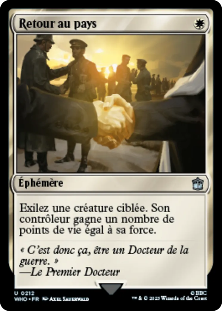 Retour au pays — Doctor Who — Magic: The Gathering