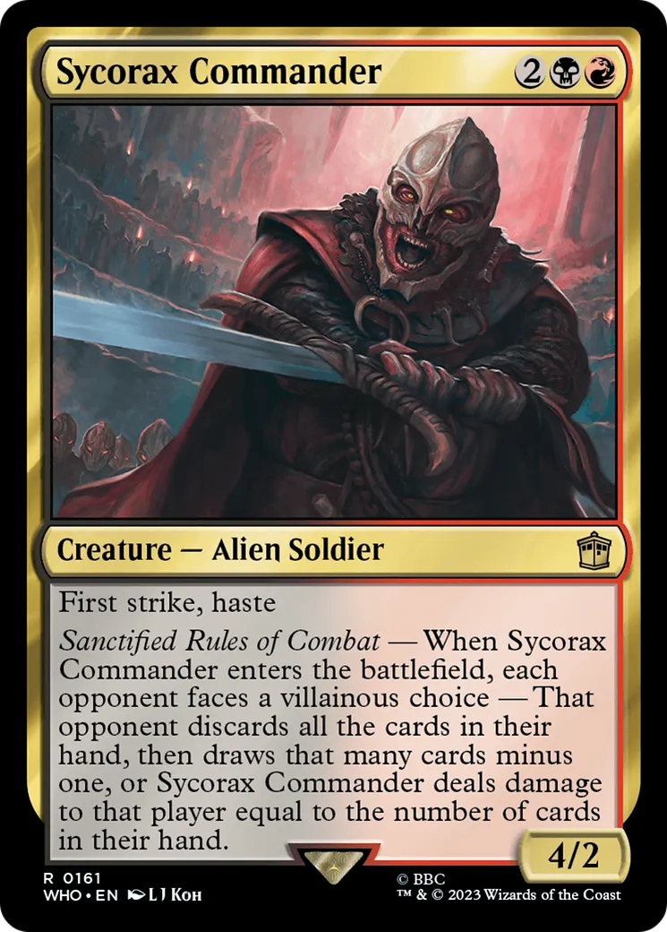 Sycorax Commander — Doctor Who — Magic: The Gathering