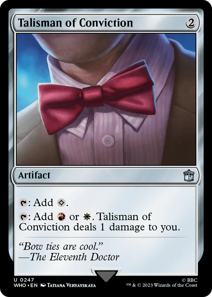 Talisman de conviction — Doctor Who — Magic: The Gathering