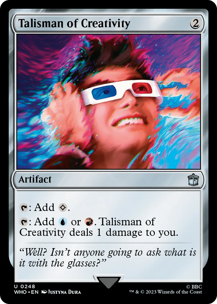 Talisman of Creativity — Doctor Who — Magic: The Gathering
