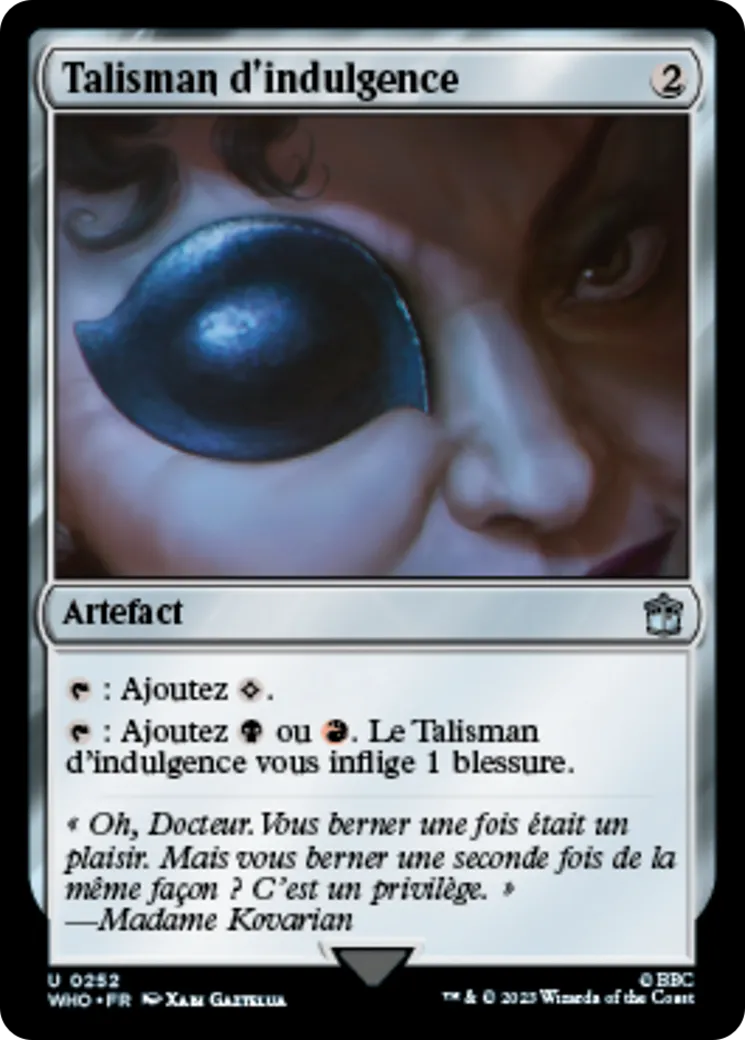Talisman d'indulgence — Doctor Who — Magic: The Gathering