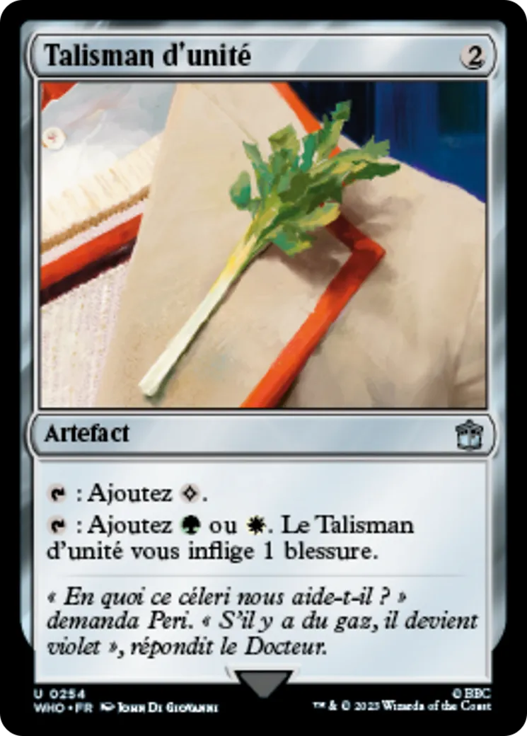 Talisman d'unité — Doctor Who — Magic: The Gathering