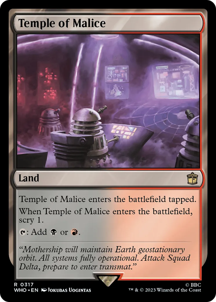 Temple of Malice — Doctor Who — Magic: The Gathering