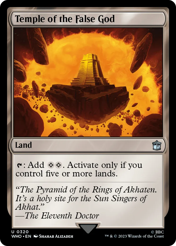 Temple of the False God — Doctor Who — Magic: The Gathering
