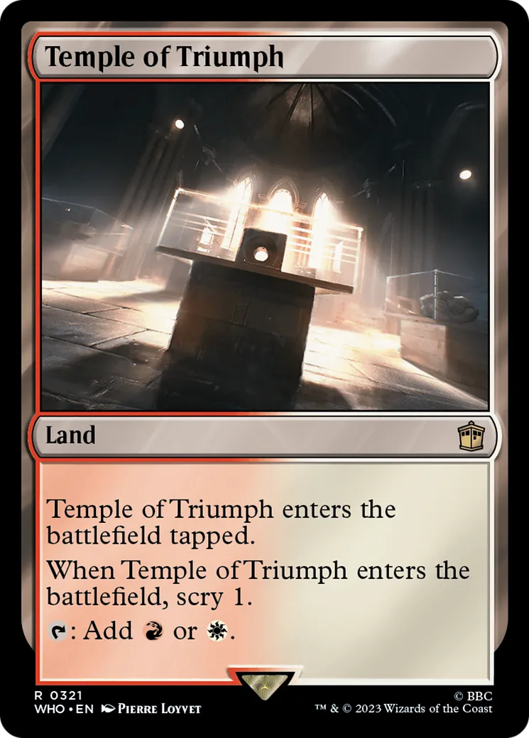 Temple of Triumph — Doctor Who — Magic: The Gathering