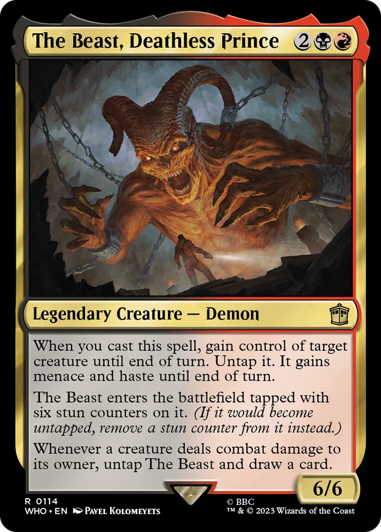 La Bête, prince immortel — Doctor Who — Magic: The Gathering