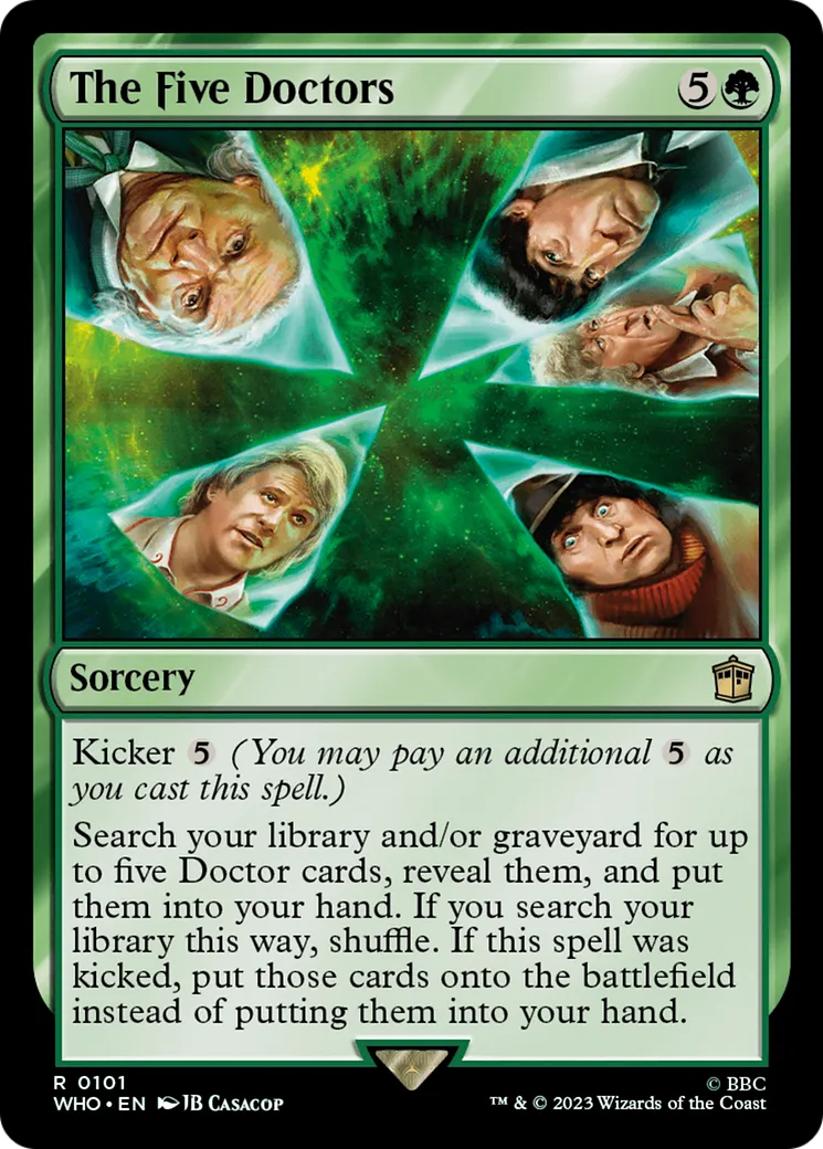 Les cinq Docteurs — Doctor Who — Magic: The Gathering