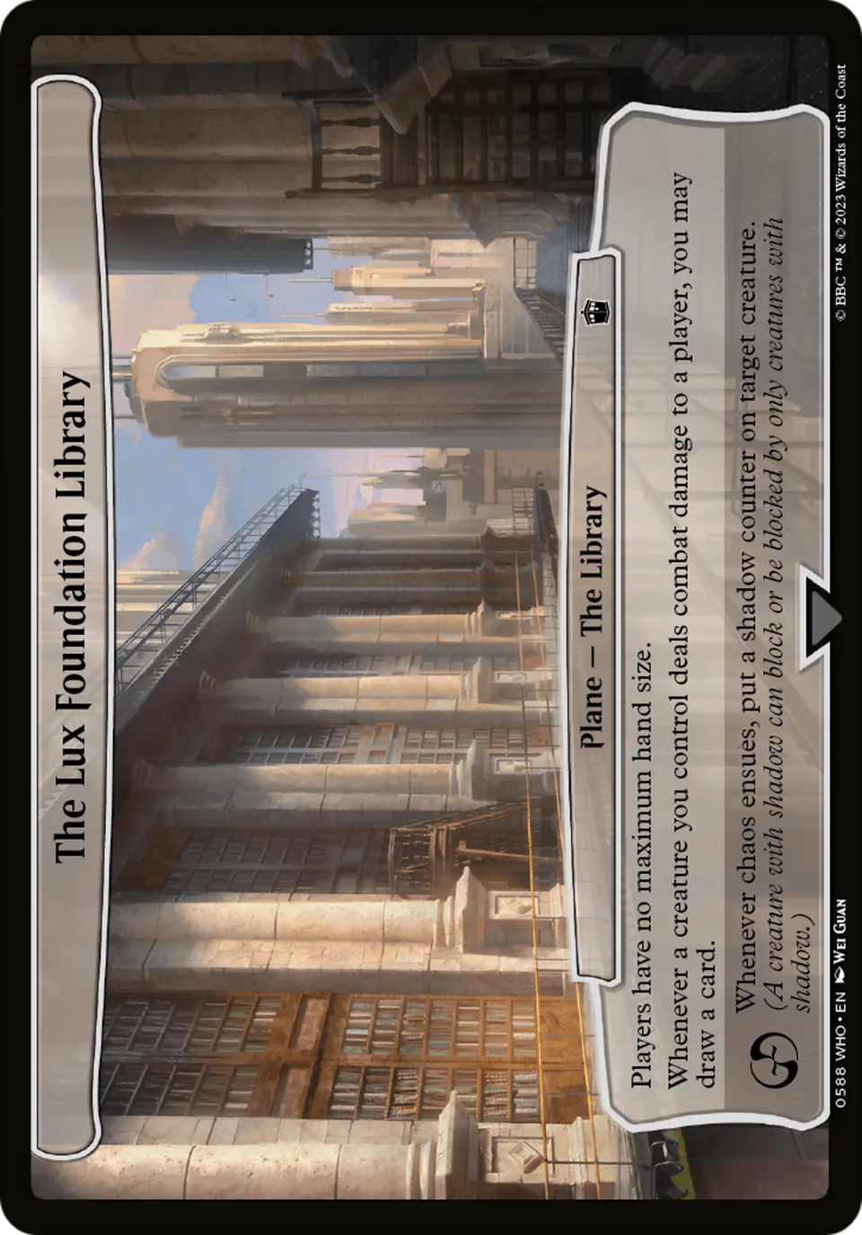 The Lux Foundation Library from Doctor Who - Magic: The Gathering