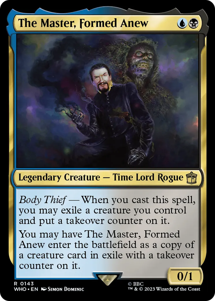 Le Maître, régénéré — Doctor Who — Magic: The Gathering