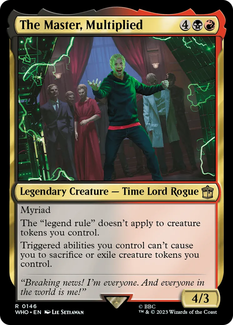 The Master, Multiplied — Doctor Who — Magic: The Gathering