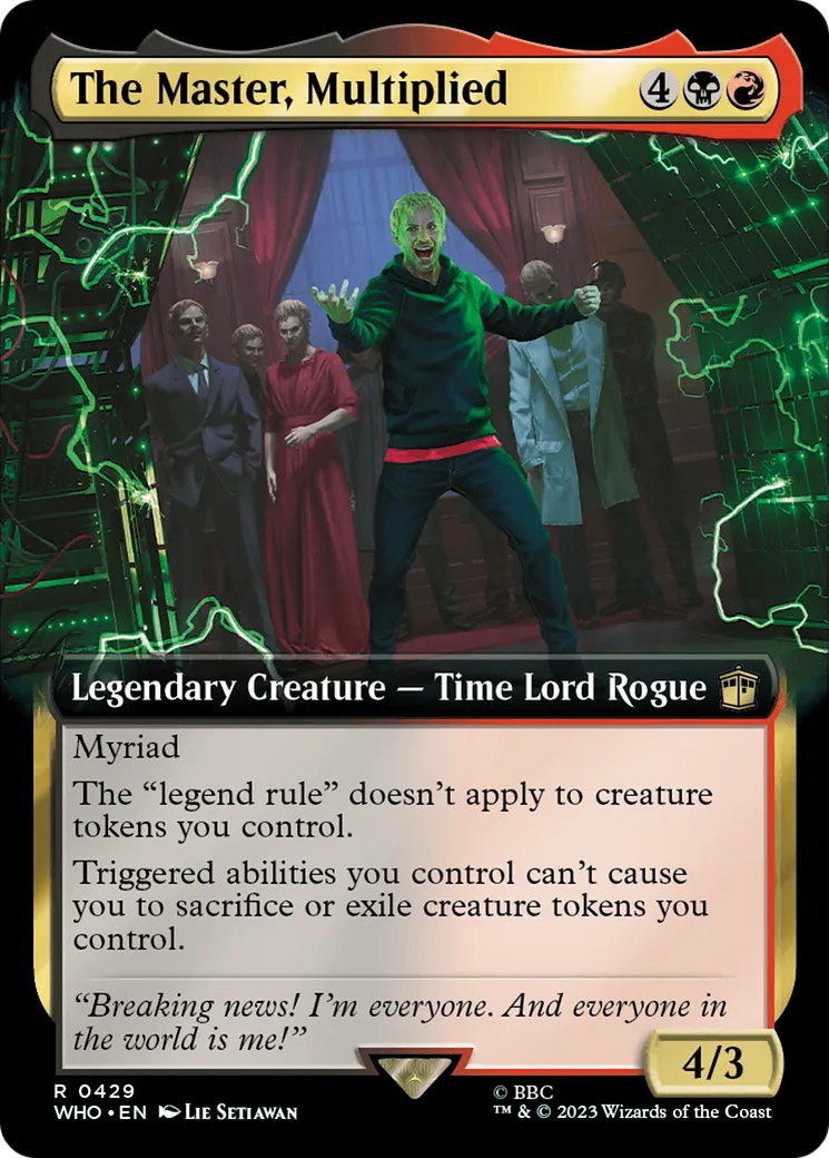 Le Maître, démultiplié — Doctor Who — Magic: The Gathering