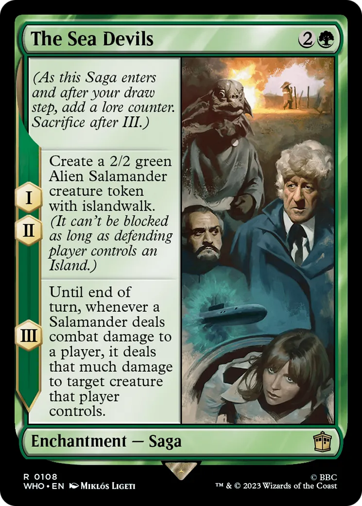 Les Démons des mers — Doctor Who — Magic: The Gathering