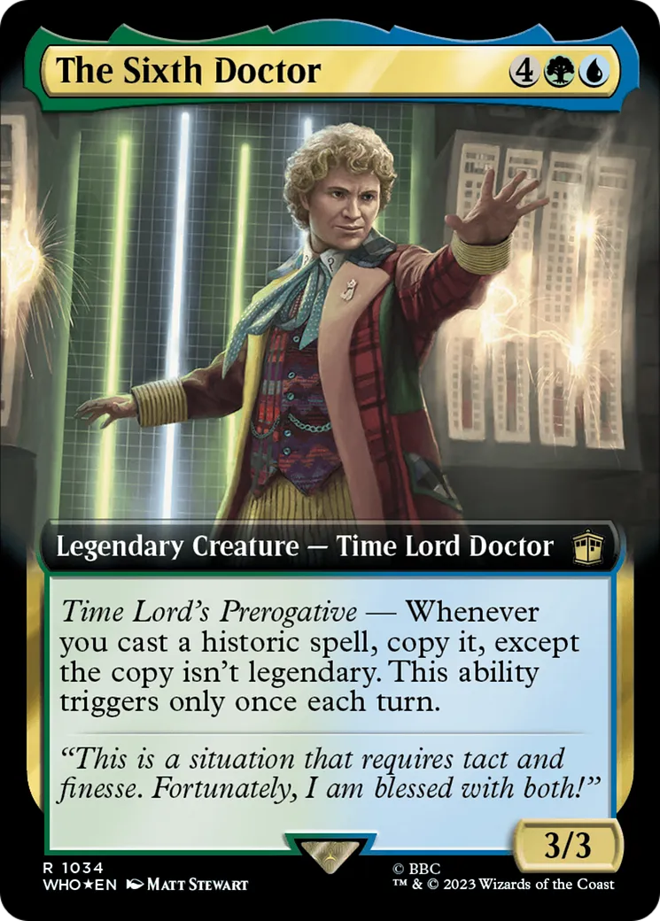 The Sixth Doctor — Doctor Who — Magic: The Gathering