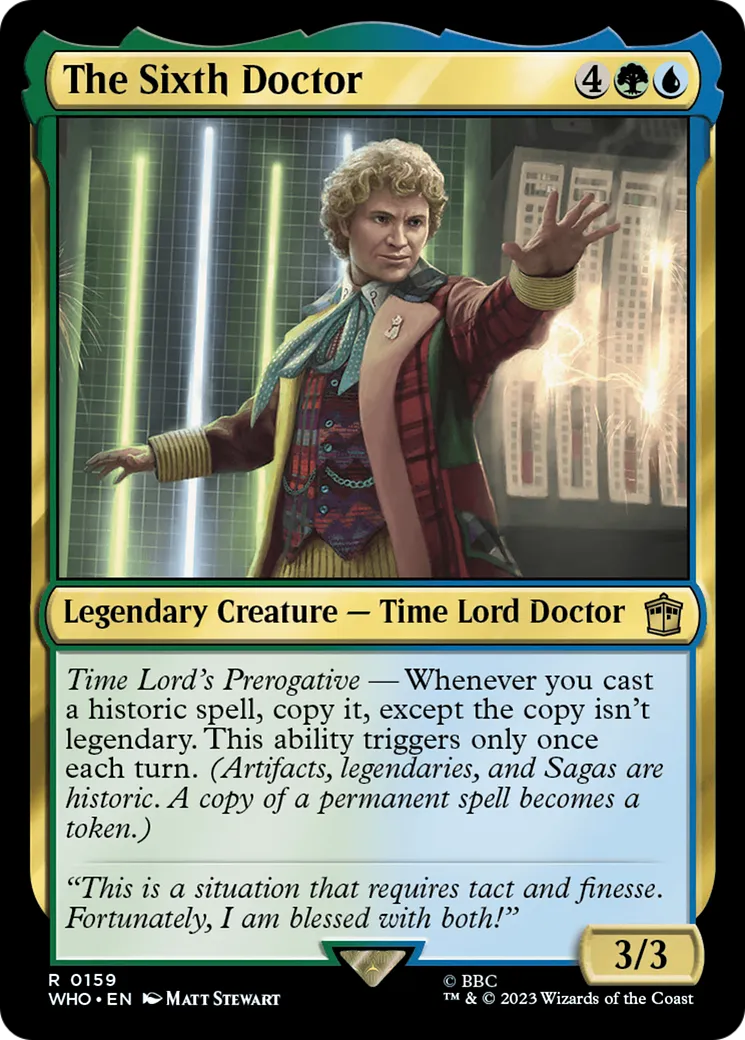 Le Sixième Docteur — Doctor Who — Magic: The Gathering