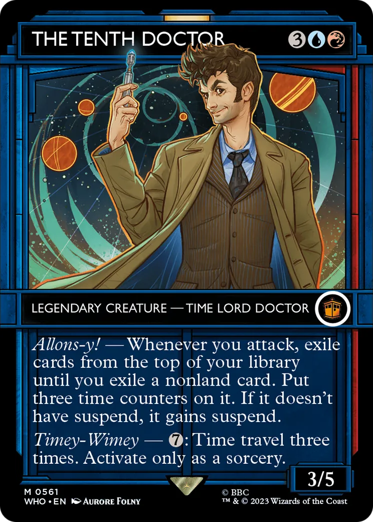 The Tenth Doctor from Doctor Who - Magic: The Gathering