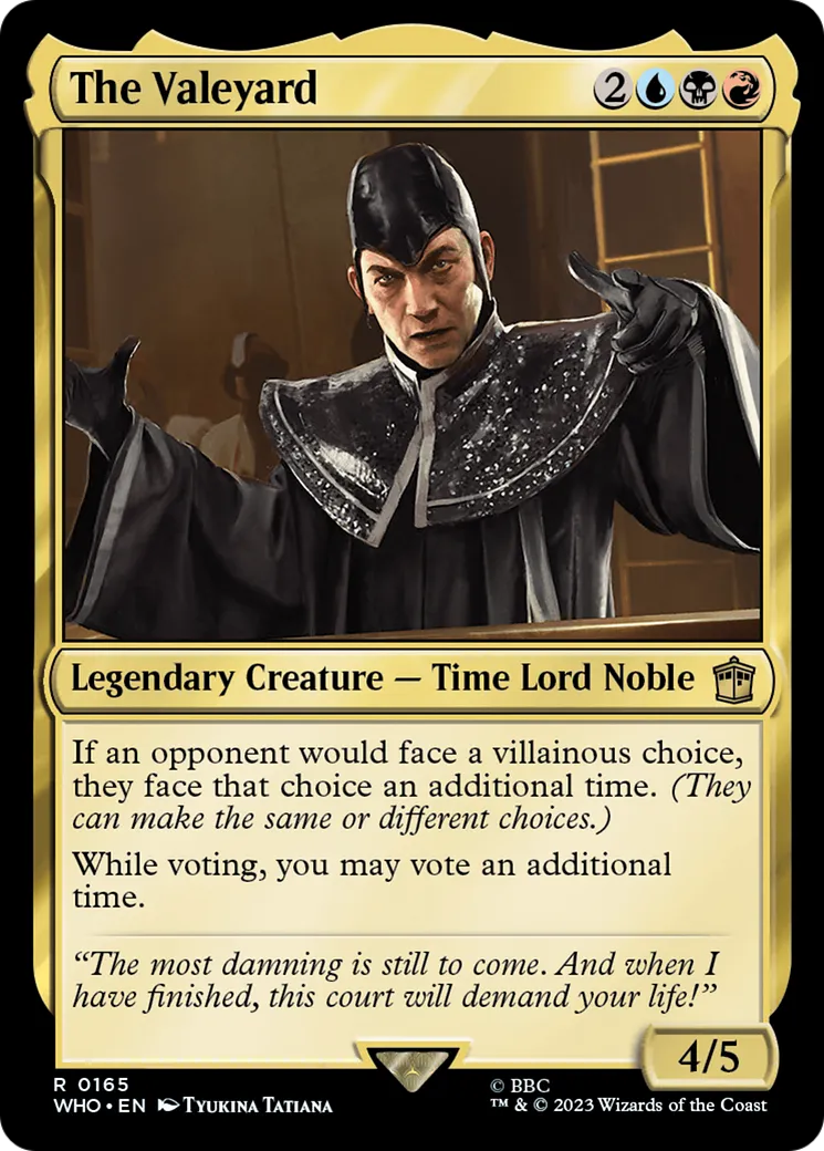 The Valeyard — Doctor Who — Magic: The Gathering