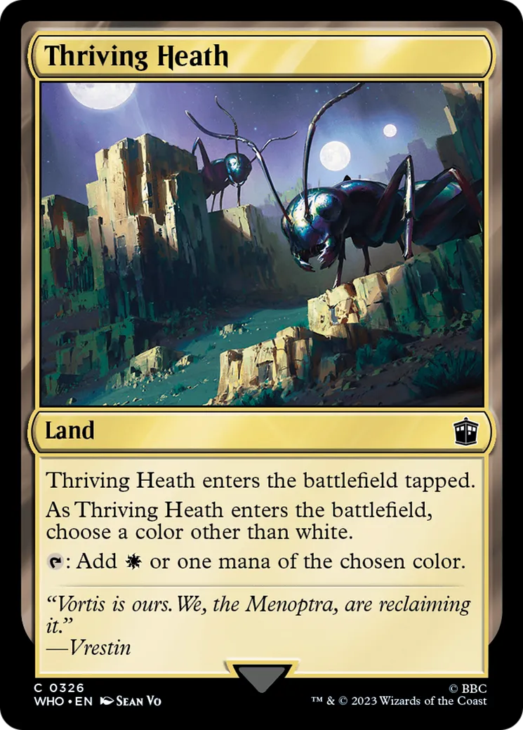 Thriving Heath — Doctor Who — Magic: The Gathering