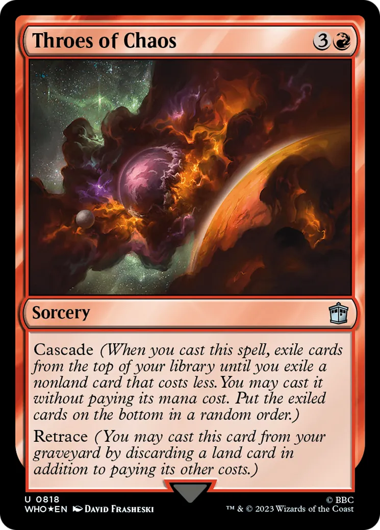 Affres du chaos — Doctor Who — Magic: The Gathering