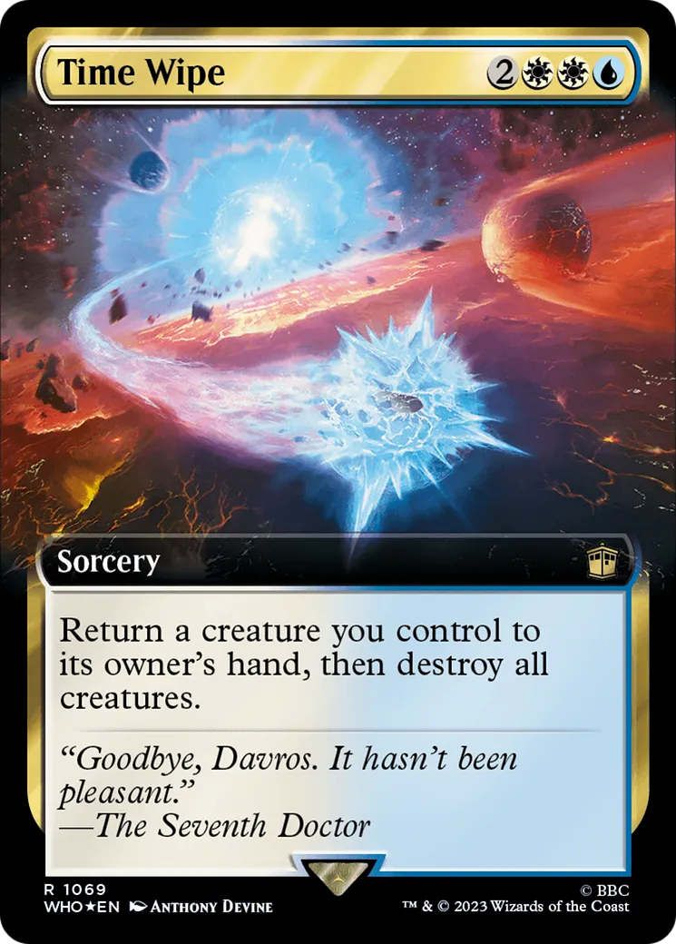 Time Wipe — Doctor Who — Magic: The Gathering